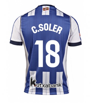 Real Sociedad Carlos Soler #18 Hjemmebanetrøje 2025-26 Kortærmet